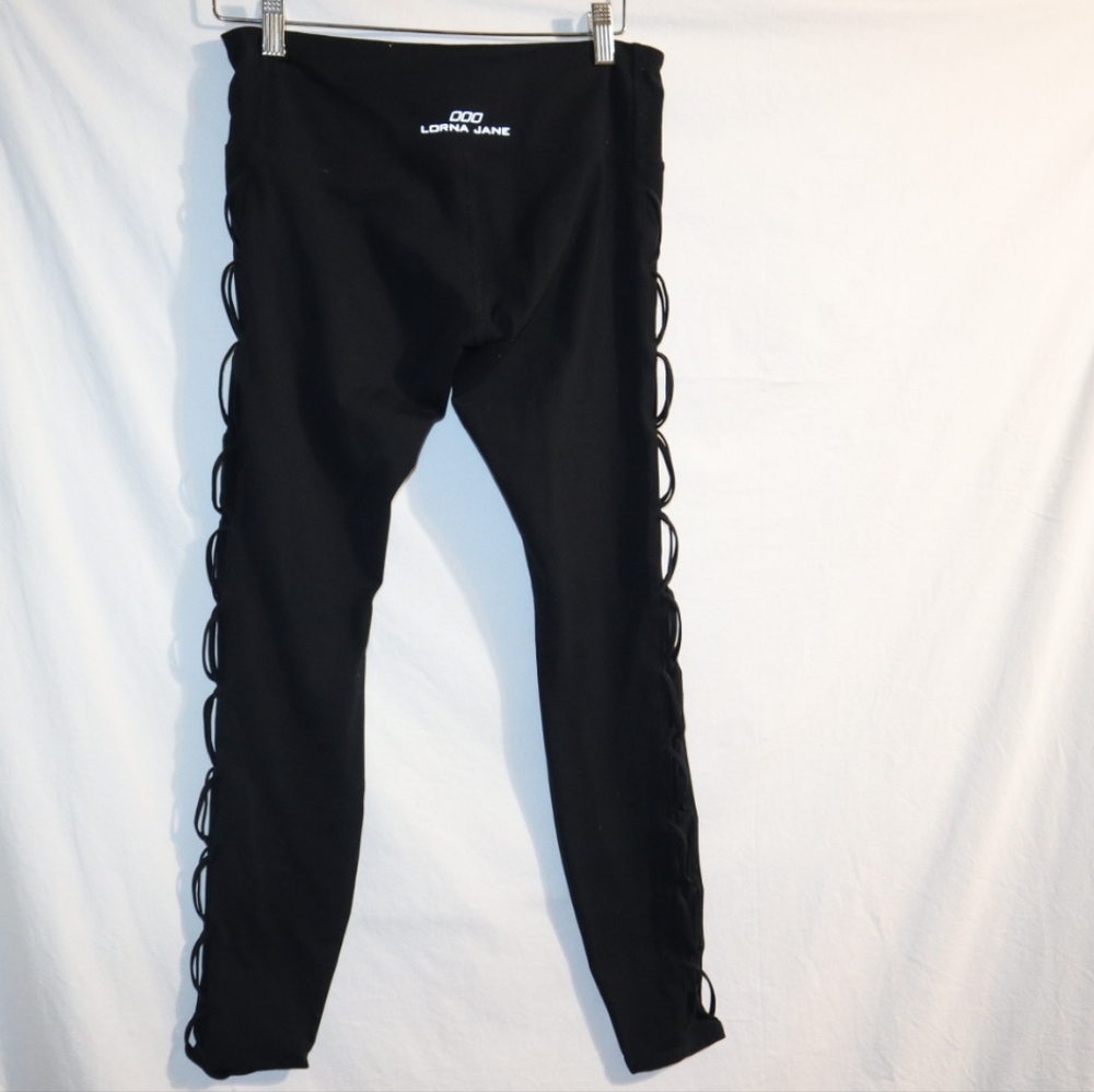 Lorna Jane Black Leggings Interlaced - Picture 8 of 13